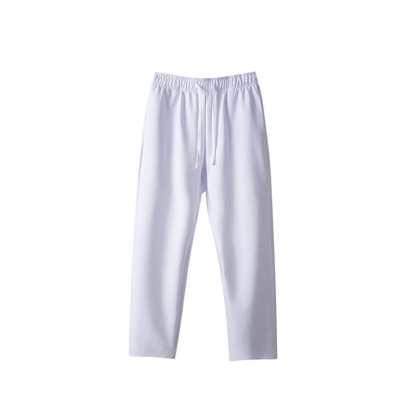 Generic Mens Baggy Sweatpants Solid Warm Up Drawstring Joggers Running Classic Workout Comforty Pants with Pockets