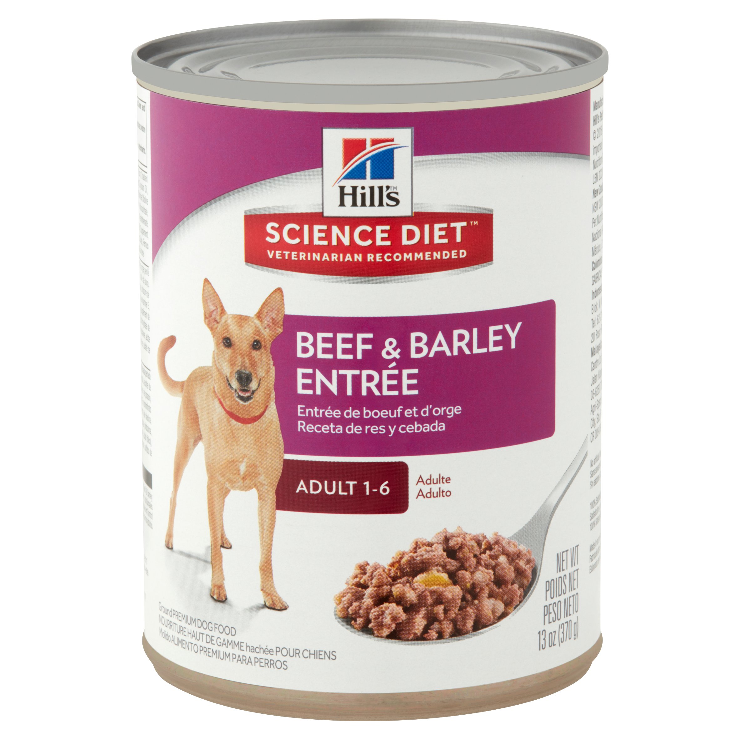 Hill's Science Diet Adult Beef & Barley Entree Wet Dog Food, 13 Oz. - image 2 of 4