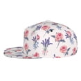thumbnail image 3 of Fotbe Lavender Flowers Flat Bill Visor Cap Classic Snapback Hat Polyester Foam Trucker Hat Trucker Cap Adjustable Baseball Cap, 3 of 9
