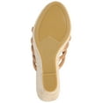 thumbnail image 5 of Journee Womens Cynthie Slip On Espadrille Wedge Sandals, 5 of 9