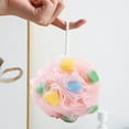 thumbnail image 5 of Vacemry Under $5 Bath Shower Loofah, Exfoliating Body Scrubber with Hanging Loop, Mesh Bath Sponge for Shower Gel Lather, Gentle Skin Cleansing Pouf for Daily Use, Bathing Accessory for Body Wash, 5 of 6