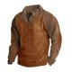 thumbnail image 1 of Men's Standing Collar Sweatshirt Is Outdoor Casual Sweaters Tops XL, 1 of 5