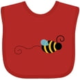 thumbnail image 3 of Inktastic Honey Bee Boys or Girls Baby Bib, 3 of 4