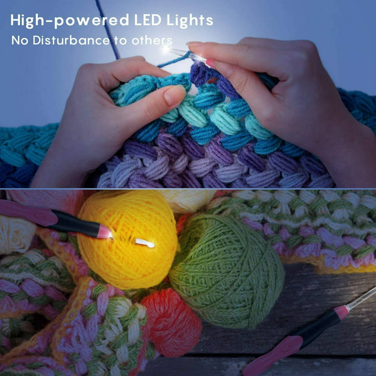 Lighted Crochet Hooks
