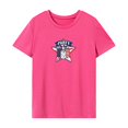 thumbnail image 1 of Camiseta para Mujer de Verano con Cuello Redondo Y Cuello Redondo para Vacaciones Y Caminar para Mujer L, 1 of 7
