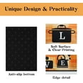 thumbnail image 6 of Orange Abstract Kitchen Mats for Floor, Modern Kitchen Rugs Set of 2 Carpet Area Rug, Vintage Farmhouse Modern Orange Kitchen Decor and Accessories Stuff, 17x30 and 17x47 Inch, 6 of 6