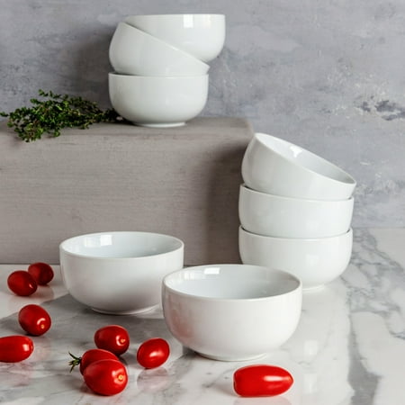 5 Inch Small Bowl - Better Homes & Gardens Small Coupe Bowl, White, Set of 8