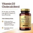 Solgar Vitamin D3 (Cholecalciferol) 25 mcg (1000 IU) Helps Maintain