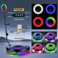 thumbnail image 7 of 360-Degree Rotating Glass Photo Booth with Selfie Fill Light & 31.5-Inch Auto Rotating Video Platform for Weddings, Parties, Birthdays, and Holiday Celebrations, 7 of 7