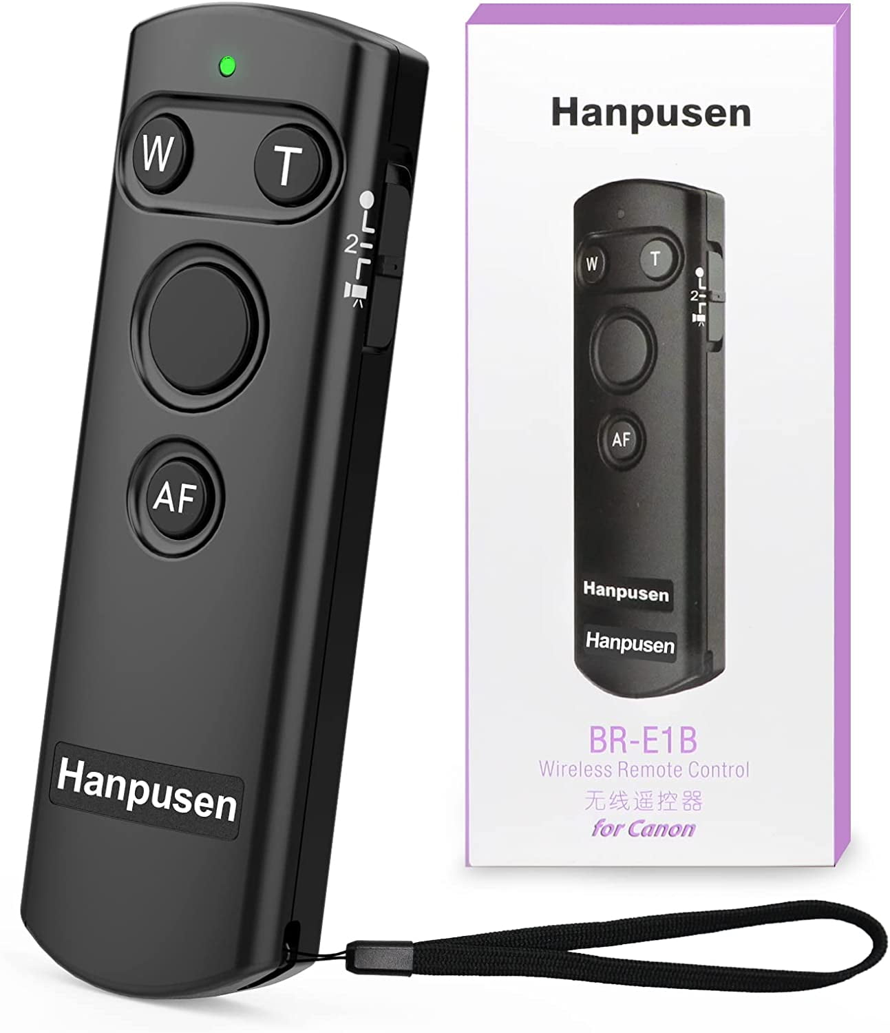 HANPUSEN Bluetooth Wireless Camera Remote Control for Canon, Compatible