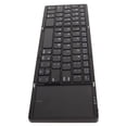 thumbnail image 1 of 3 Folds Cordless Keyboard, Foldable Low Noise Rechargeable Keyboard With Touchpad, BT Keyboard For Tablet PC Smartphone Built In Battery B089T, 1 of 8