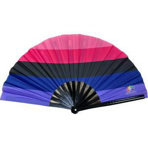 LGBTQIA  Omnisexual Pride Large Bamboo Clacking Dance Fan