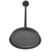 10 in. Shower Head with 17 in. Ceiling Mounted Shower Arm   Oil Rubbed Bronze