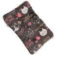 thumbnail image 2 of <p>Dog Car Quilt, Pet Blanket Machine Washable Thick Flannel Lambswool Cute Pattern Warm  For Puppy For Cat</p>, 2 of 7