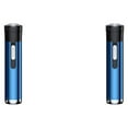 thumbnail image 1 of relayinert Electric Nose Hair Trimmer Portable Handheld Dustproof Cap Detachable Washable Clippers Remover with Cleaning Brush Blue 2Set, 1 of 6