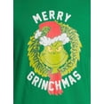 thumbnail image 4 of Grinch Men's Merry Grinchmas Graphic Tee with Short Sleeves, Sizes S-3XL, 4 of 5