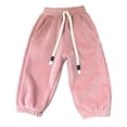 thumbnail image 2 of Kureaily Girls Lined Pants Winter Thermal Trousers For Kids Thickened Outdoor Sports Joggers Soft Warm Playwear With Built In Full Length Bottoms 11-12 Years, 2 of 3