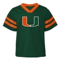 thumbnail image 2 of Infant Outerstuff Green Miami Hurricanes Team Logo Red Zone Top and Pant Set, 2 of 4