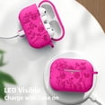 thumbnail image 6 of Comvin Compatible with AirPods Pro 3 Case Cover with Cleaner Kit, Cute Flower Engraved Silicone Protective Case for Apple Airpods Pro 3rd Generation (2025), 6 of 9