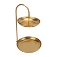 thumbnail image 1 of Fruit Serving Tray,Fruit Plate Gold Double Home Supplies Food Tray Cutting-Edge Features, 1 of 8