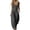 Gray#2, variant on Hvogkswy Cargo Jumpsuits for Women V-Neck Sleeveless Adjustable Strap Button Front Romper Fashion Comfy Outdoor Hiking Casual Wide Leg Jumpsuit