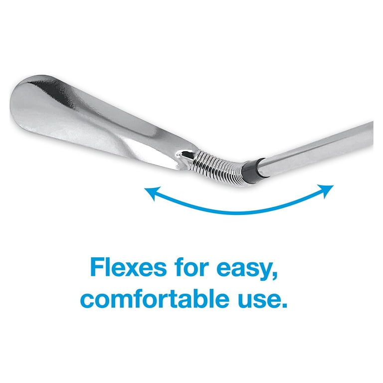 Shoe Gear Flexible Shoe Horn Extendable Handle Metal 24
