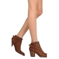 thumbnail image 6 of Dolce Vita Joplin Women Leather Harness Strap Chunky Heel Ankle Bootie, 6 of 6