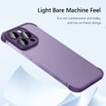 thumbnail image 1 of Estuche para teléfono TPU Protector de lente de vidrio Almohadilla de esquina (Púrpura para iPhone 14 Pro) Likrtyny Para estrenar, 1 of 7