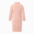 thumbnail image 5 of NOLDARES Mens Robe Cotton Bathrobe Soft Terry Cloth Towel Bath Robe for Men(Pink,One Size), 5 of 6