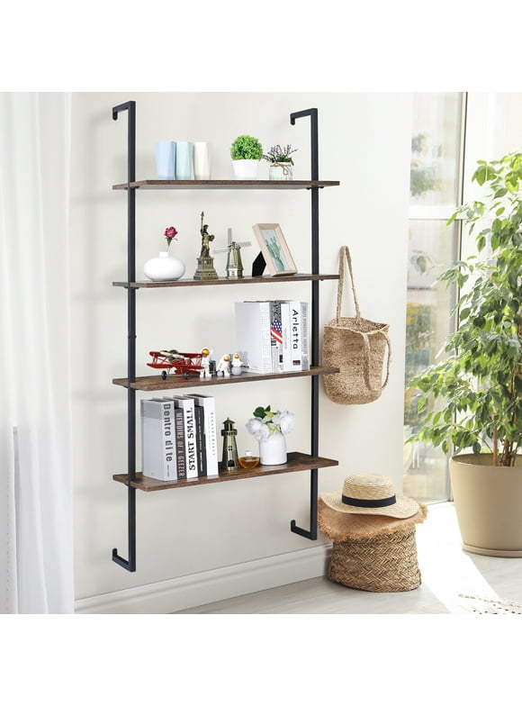 Floating Bookshelves in Wall Shelves