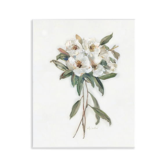 Stupell Industries Traditional White Wildflower Bundle Wall Plaque Art, 11 x 14, by Sally Swatland