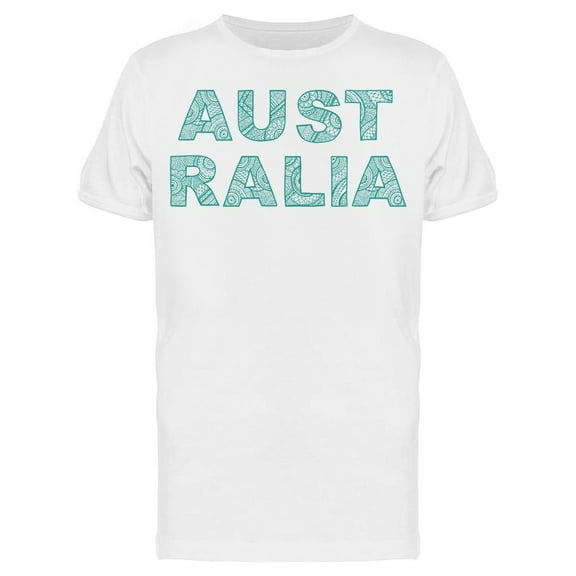 Australia, Text T-Shirt Men -Image by Shutterstock, Male Medium
