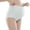 Green, variant on Women's Plus Size High Waist Maternity Underwear Cotton Breathable Pregnancy Panties with Adjustable Waistband Belly Support for Third Trimester,L