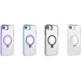 thumbnail image 6 of REQO Kickstand Magnetic Case for iPhone 16 E/SE4,for Women Men Ultra Thin Clear Cover Rotation Bracket Wireless Charging Case, 6 of 6