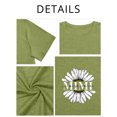 thumbnail image 5 of XCHQRTI Daisy T Shirts Women Plus Size Graphic Tshirts Casual Short Sleeve Oversized Tee, 5 of 5