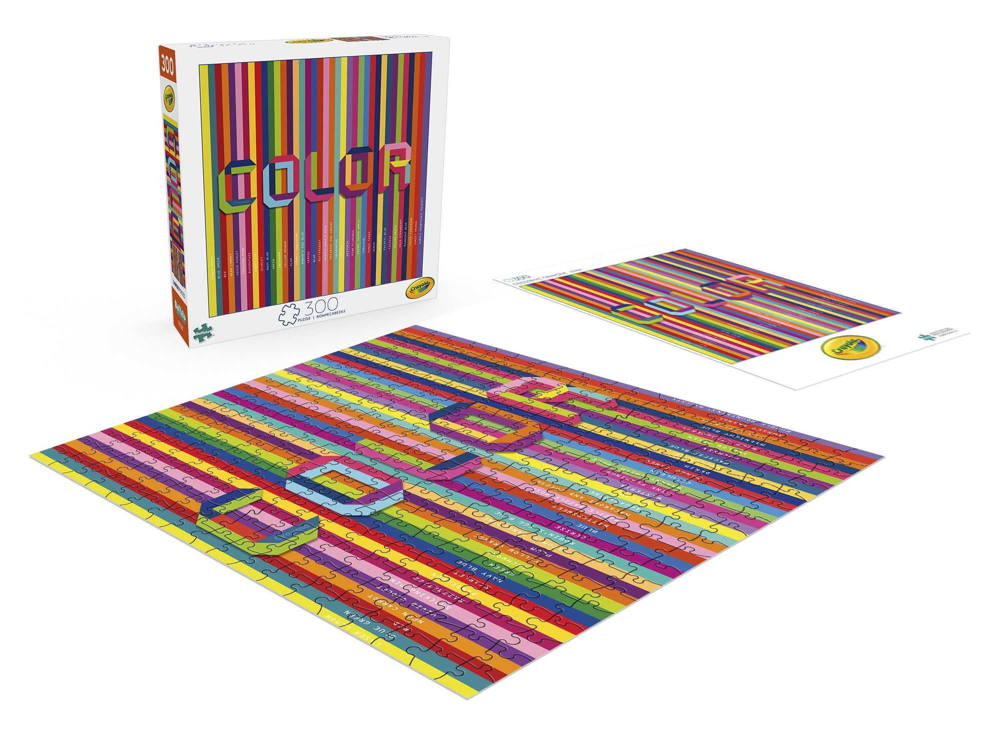 Buffalo Games 300-Piece Art of Play Collection Colorful Crayola Jigsaw Puzzle