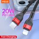 thumbnail image 2 of PZOZ 20W PD USB C Cable de carga rápida para iPhone 14 13 12 11 Pro Max Xs Xr X 8 Plus iPad Mini cargador código USB tipo C Cable Tan Jianjun  unisex, 2 of 2
