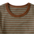 thumbnail image 4 of Ruyang Girls Crewneck Striped Shirts Kids Boys Long Sleeve Cotton Thermal T-Shirt Fall Winter Warm Base Layer Top, 4 of 4