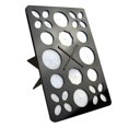 thumbnail image 1 of Folding Collapsible Air Drying Makeup Cosmetic Brush Organizing Tree Tower Rack Holder (Black), 1 of 5