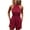 Red, variant on Jumpsuits for Women Casual Women's Halter Waist Sexy Backless Slim Solid Color Sleeveless Romper Black L