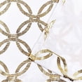 thumbnail image 4 of Exclusive Home Modo Metallic Geometric Grommet Top Curtain Panel Pair, 54"x84", Winter Gold, 4 of 7