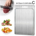 thumbnail image 6 of Double sided Titanium Chopping Cutting board Food Grade Kitchen Lot R7, 6 of 8