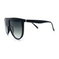 thumbnail image 6 of Classic Oversized Flat Top Oversized Thin Plastic Racer Fashion Sunglasses Black - Green, 6 of 8