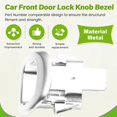 thumbnail image 5 of Car Front Door Lock Knob Bezel Door Lift Cover for -, 5 of 5