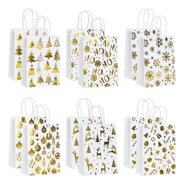 12 bolsas de regalo organizadoras para hombres y mujeres, bolsas de comestibles para festivales, celebraciones de Acción de Gracias, festivales y