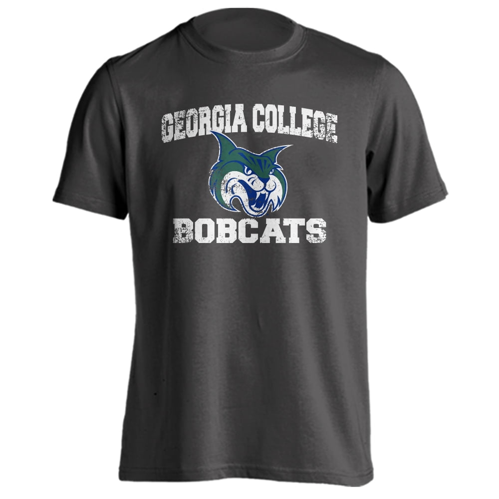Georgia College GCSU Bobcats Distressed Retro Short Sleeve T-Shirt ...