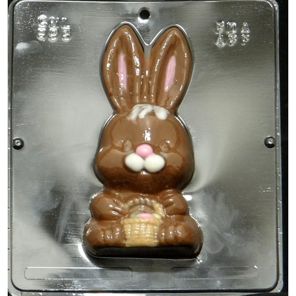 893 Bunny Front Side Chocolate Candy Mold
