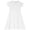 White, variant on Ovbmpzd Comfortable Big Girls Dresses Linen Purple Dresses Soft Casual Short Sleeves Dresses,7 Years