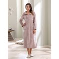 thumbnail image 5 of Richie House Women's long sleeve robe RHW2883, 5 of 6