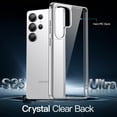thumbnail image 3 of JETech Case for Samsung Galaxy S25 Ultra 5G, Non-Yellowing Shockproof Bumper Protective Phone Cover, Anti-Scratch Hard PC Back (Clear), 3 of 6